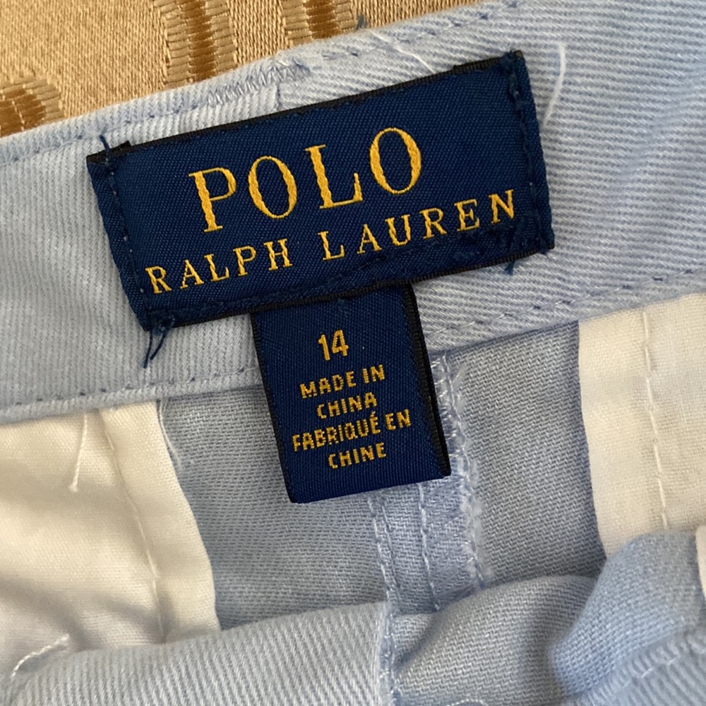 Cute ☀️ Polo Shorts Size 14 - Picture 2 of 3